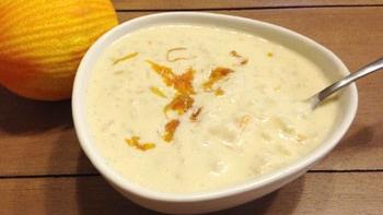 Riz au lait aux agrumes
