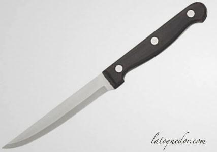 Coffret 6 couteaux à steak Lacor lame lisse