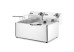 Friteuse électrique inox Blue Line 2x8L
