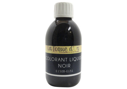 Colorant liquide noir 250 ml