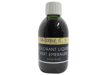 Colorant liquide vert emeraude 250 ml