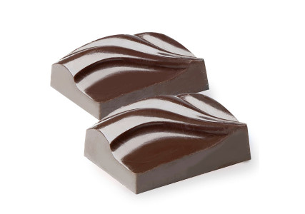 Moule à chocolat polystyrène 21 bonbons rectangles ondulés