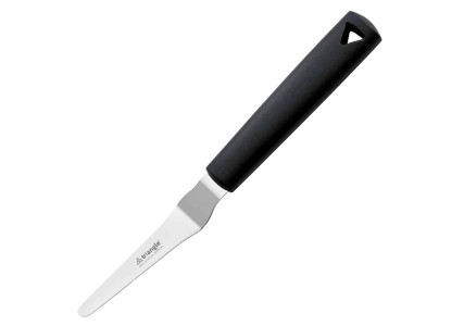 Mini spatule à confiserie coudée et flexible avec bout fin - Triangle