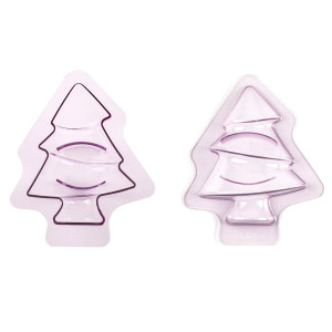 Moule Silicone Noël 25 Cavités - Sapin, Bonhomme Pain D'épices, Père Noël - Pour Chocolat, Biscuits, Gelée