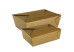 Boite repas lunch box carton kraft brun