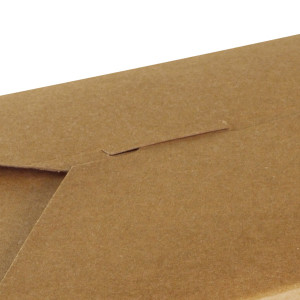 Boite repas lunch box carton kraft brun