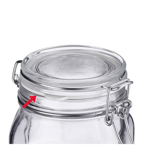 Joint blanc pour bocal &oslash; 68x94 mm (x6)