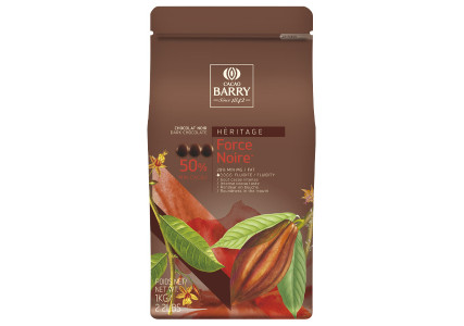 Chocolat de couverture noir Force Noir 50% - Cacao Barry
