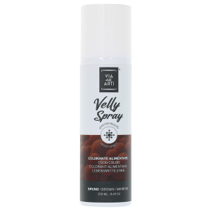Colorant spray effet velours marron