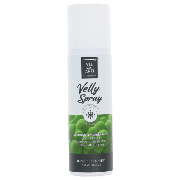 Colorant spray effet velours vert