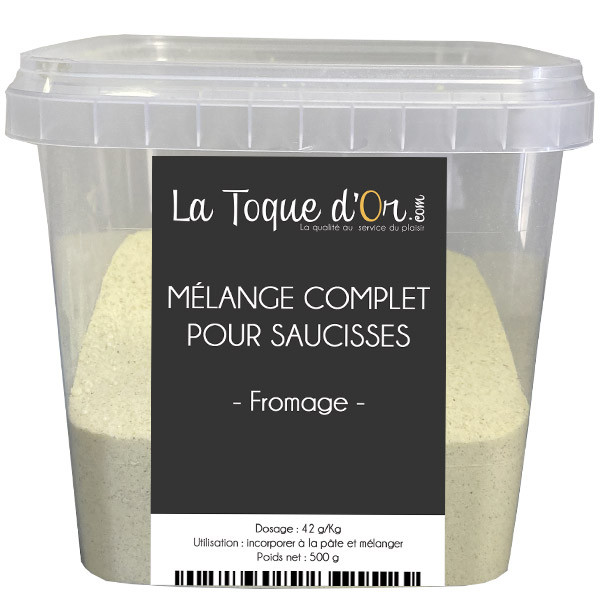 M&eacute;lange complet pour saucisses fromage
