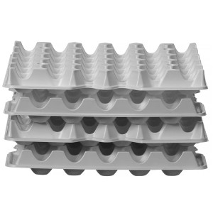 Plateaux pour boite &agrave; oeufs gastronorme GN 2/3 (x4)
