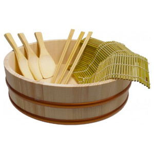Set sp&eacute;cial sushi et temakizushi en bois