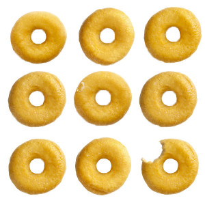 Moule silicone 6 donuts &oslash; 80 mm - Ibili