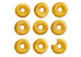 Moule silicone 6 donuts ø 80 mm - Ibili