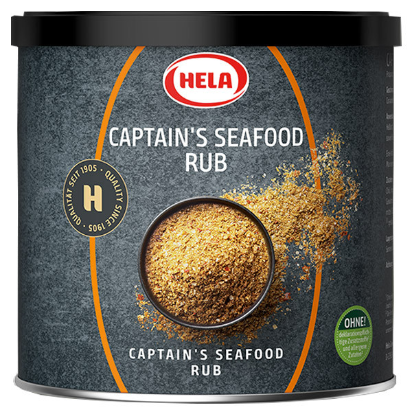 Rub m&eacute;lange d'&eacute;pices &agrave; frotter Captain's SeaFood - Hela