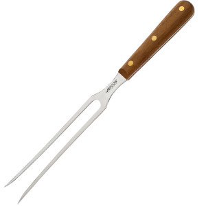 Fourchette à Viande à Long Manche Fourchette à Découper en Acier Inoxydable pour Porc Dinde Poulet Bœuf BBQ (1PCS Noir
