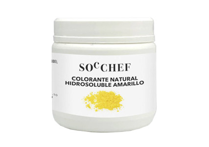Colorant alimentaire poudre hydrosoluble naturel jaune