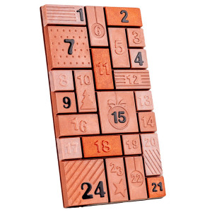 Moule tablette chocolat copolyester forme calendrier de l'avent - Martellato