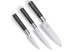 Coffret 3 couteaux de cuisine japonais Wasabi Black - Kaï