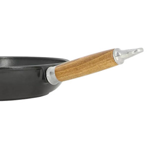 Po&ecirc;le en fonte Chasseur manche bois