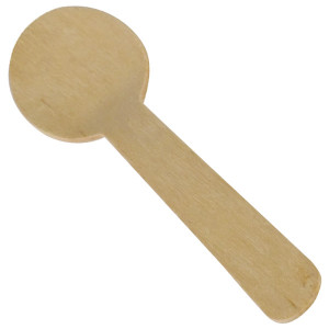 Cuill&egrave;re &agrave; soupe jetable en bois (x100)