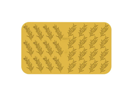 Moule silicone 28 feuilles de romarins Naturae - Silikomart