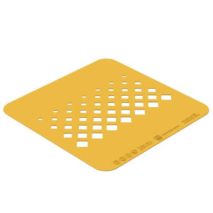 Pochoir silicone d&eacute;cors losanges Naturae - Silikomart (x2)