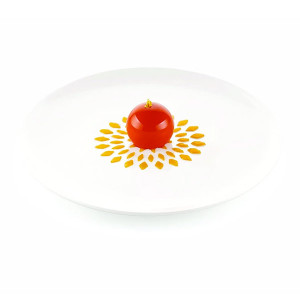Pochoir silicone d&eacute;cors fleurs de lotus Naturae - Silikomart (x2)