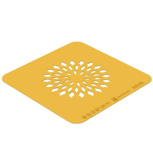 Pochoir silicone d&eacute;cors fleurs de lotus Naturae - Silikomart (x2)