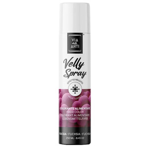 Colorant spray effet velours rose fushia