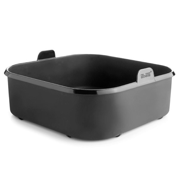 Moule silicone carr&eacute; sp&eacute;cial air fryer avec anses - Ibili