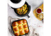 Moule silicone rond spécial air fryer avec anses - Ibili