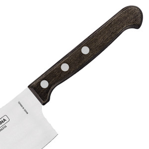 Couteau &agrave; steak mini couperet manche bois marron - Tramontina