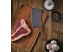 Couperet manche bois lame noire Black Churrasco - Tramontina