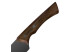 Couteau à viande droit manche bois lame noire Black Churrasco - Tramontina