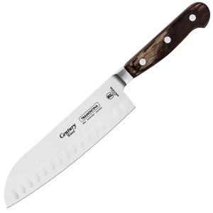 Couteau santoku forg&eacute; manche bois Century Technobois - Tramontina