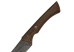 Couteau à viande alvéolé manche bois lame noire Black Churrasco - Tramontina
