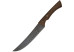 Couteau à viande alvéolé manche bois lame noire Black Churrasco - Tramontina