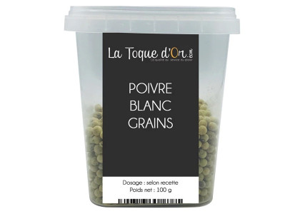 Poivre blanc en grains