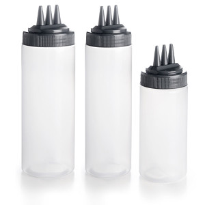 Bouteille biberon triple douilles