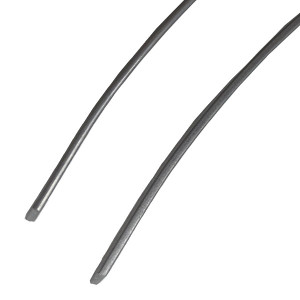 Piques &agrave; brochettes inox courb&eacute;s 28 cm