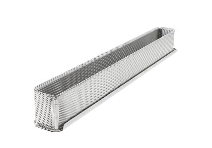 Moule à mini pâté en croute démontable en inox perforé