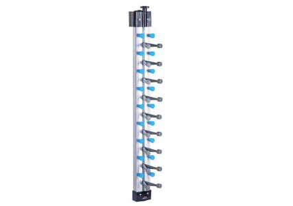 Support porte assiettes garnies mural en aluminium