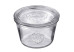 Bocaux avec couvercle verre 290 ml (x4)