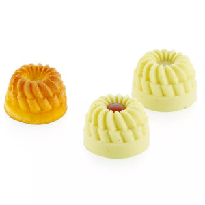 Moule silicone 15 ronds Pleincoeur 40 mm - Silikomart