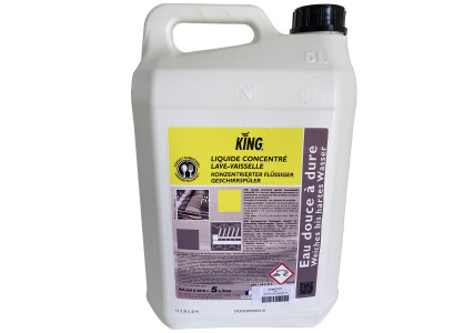 Liquide de lavage toutes eaux pour lave vaisselle 5L - King