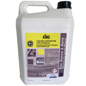 Liquide de lavage toutes eaux pour lave vaisselle 5L - King