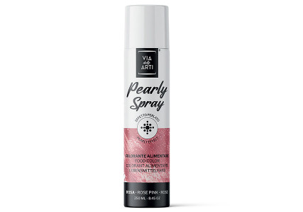 Colorant spray effet métallisé rose
