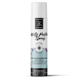 Colorant spray effet mat bleu pastel
